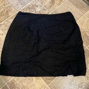 Motel Rocks Black Mini Skirt